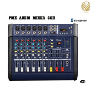 PMX POWERED AUDIO MIXER - 6 قنوات