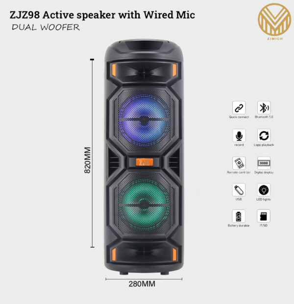 ⁦ZJZ98 Active Speaker⁩ - الصورة ⁦3⁩