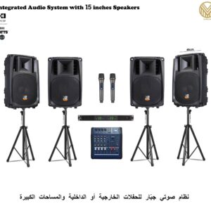 Audio System 1800 Watts 15inchs 4 W17P Passive Speakers