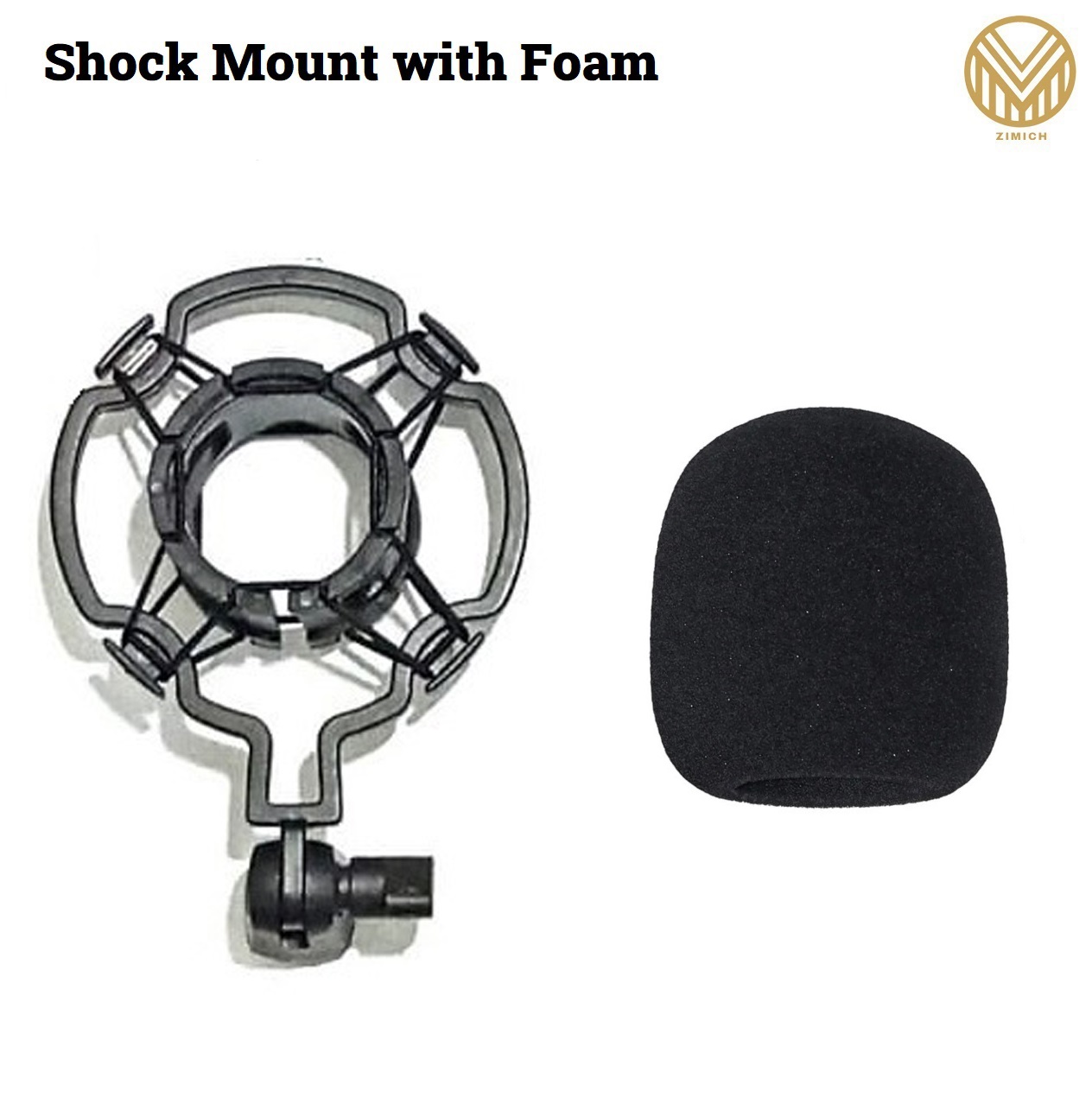 Shock mount with foam