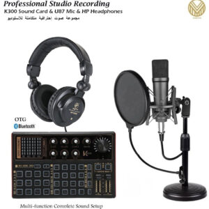 K300 Sound Card & U87 Pro Mic Studio